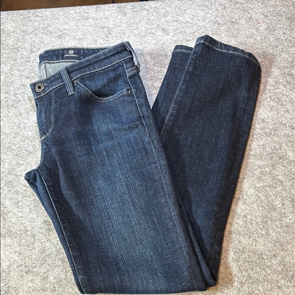 🔥 AG JEANS – THE STILT CIGARETTE LEG – SIZE 25R – RICH DARK WASH 🔥